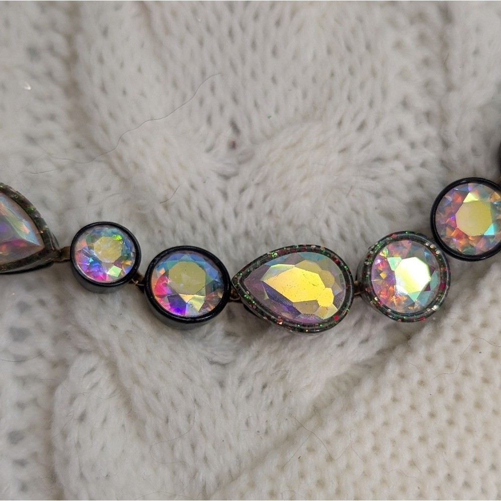 J.Crew Brulee Iridescent Sea Glass Necklace