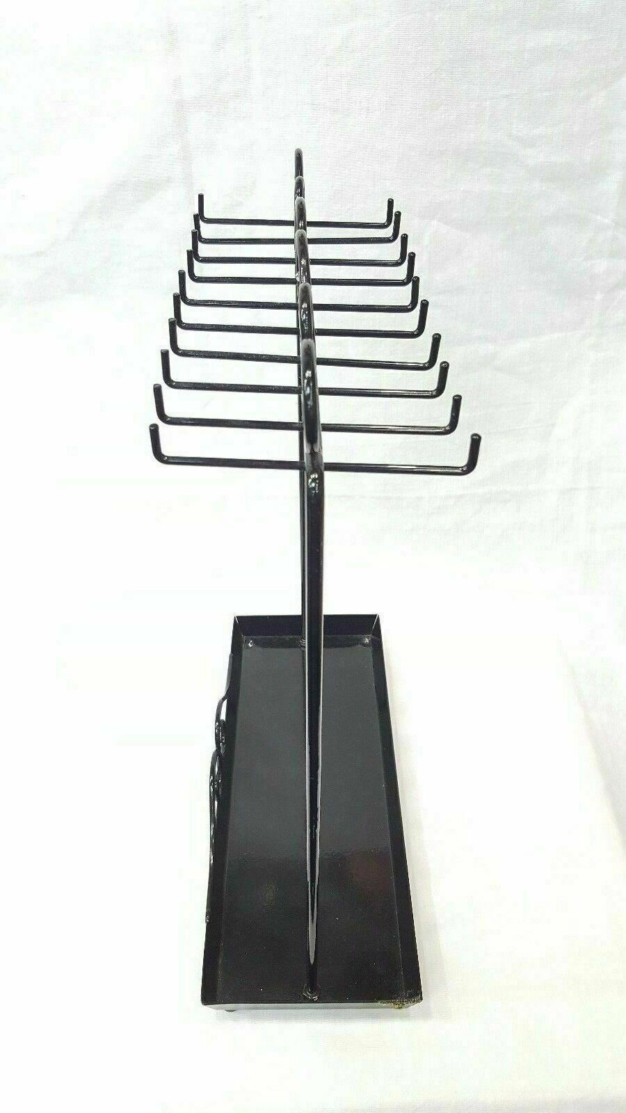 Countertop Metal Necklace Display Stand, Jewelry Organizer Display – 20 Hooks