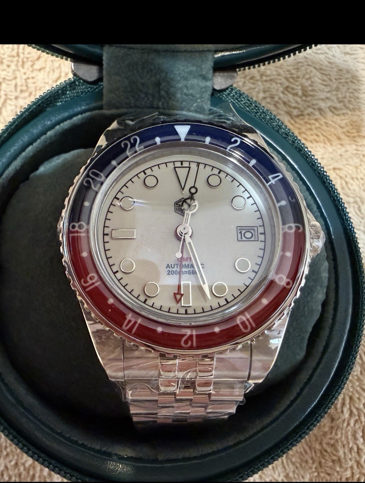 San Martin Automatic GMT 40MM 20Bar Automatic Sapphire Bidirectional Bezel