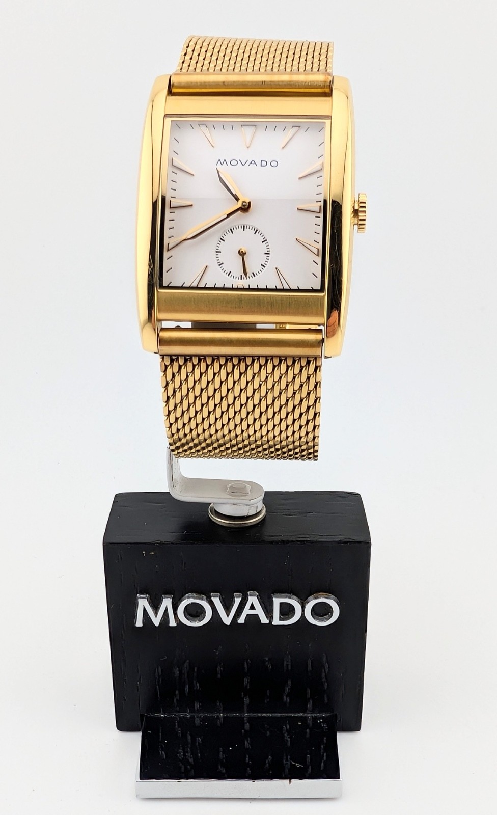 Movado Mens Heritage “Curviplan” GP PVD Swiss Quartz #03.1.34.6334:DISPLAY MODEL