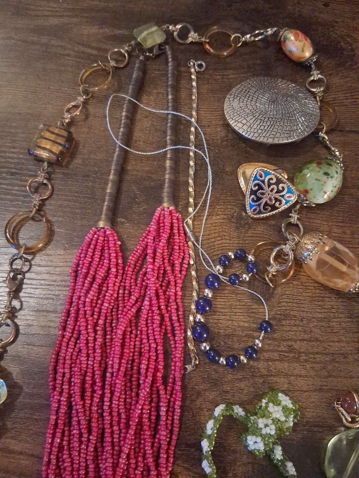 Assortment Costume Jewelry & Other Vintage Items Including 2 Ounces 999 Copper