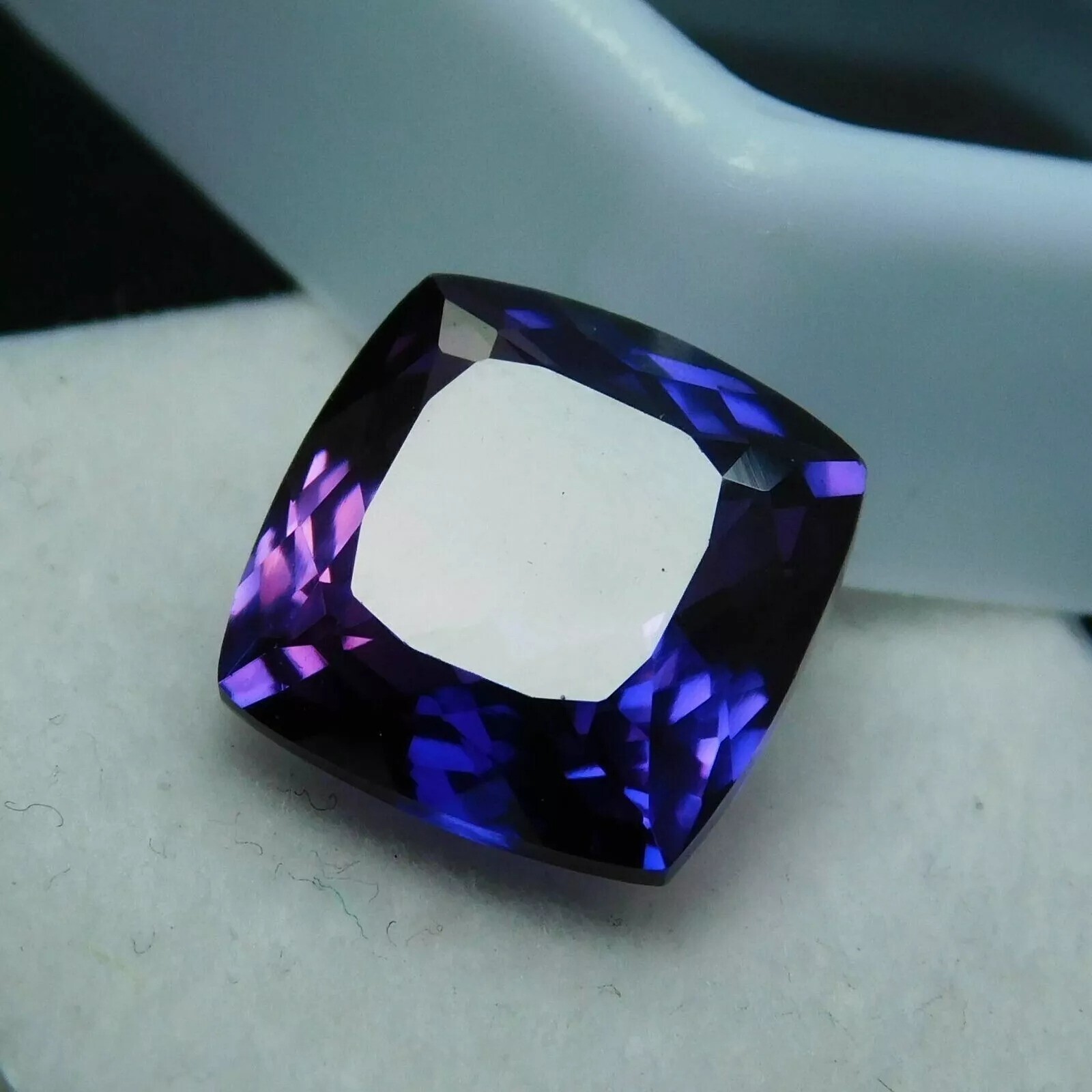 Color Change Alexandrite Cushion Cut 12-13 Ct Natural Loose Gemstone Certified