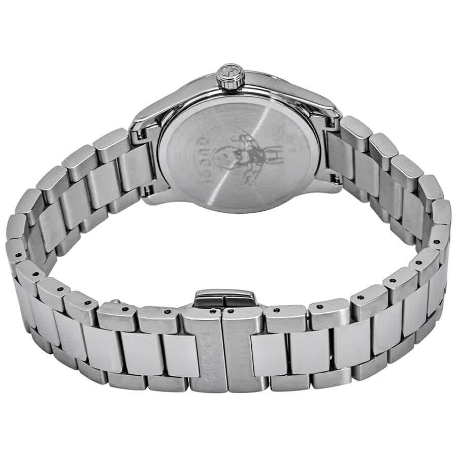 Gucci G-Timeless Silver Dial Ladies Watch YA126595