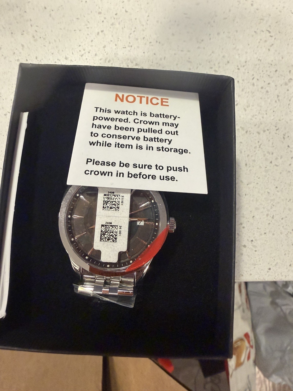 Victorinox Swiss Army Men’s Watch 40mm Silver Tone SS Bracelet Quartz 241801