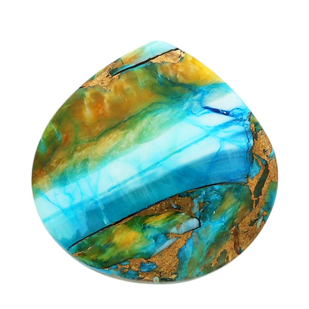 Natural Spiny Oyster Turquoise 23.3×23.7×5.8 mm Heart Shape Gemstone LS87-06838