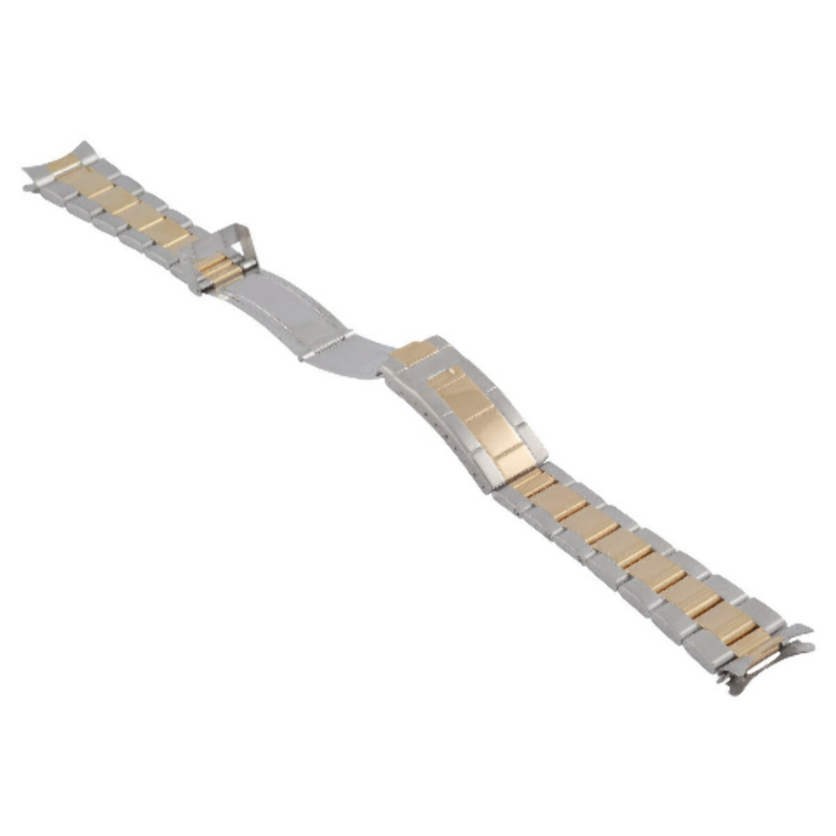 20MM OYSTER WATCH BAND FOR ROLEX SUBMARINER TWO TONE FLIP LOCK DESIGNER CLASP