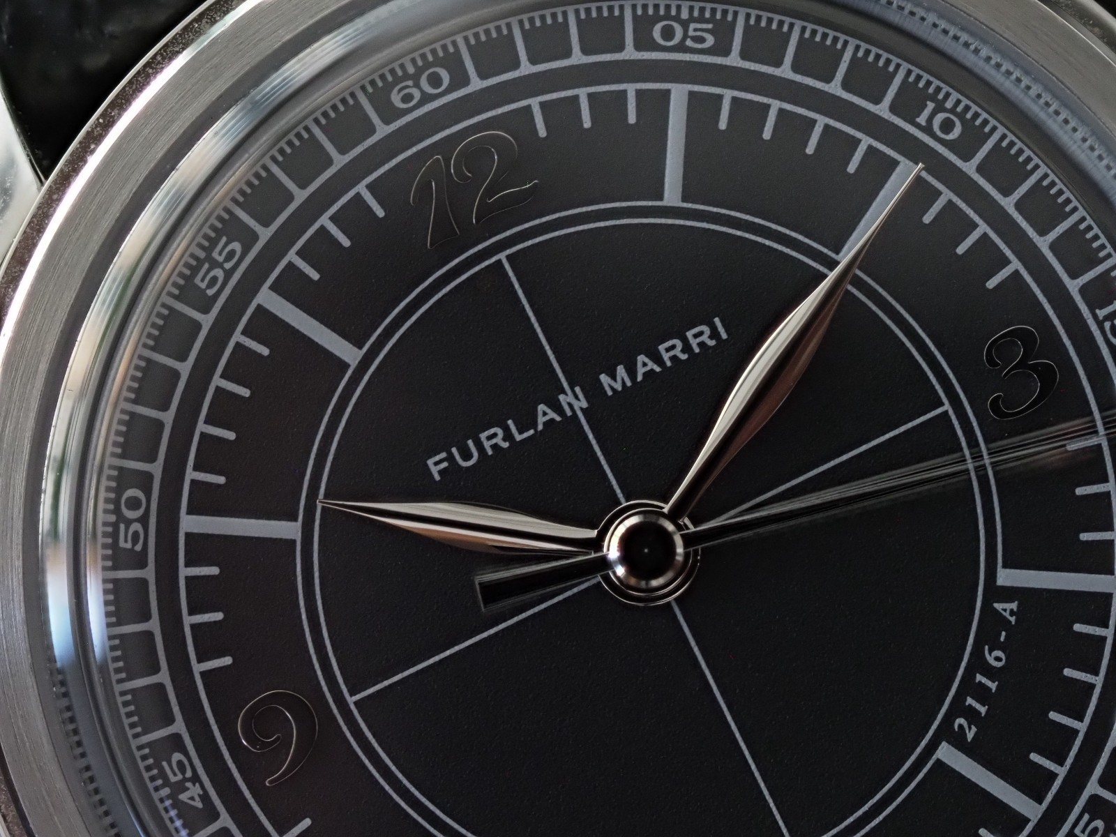 Furlan Marri Black Sector 37.5mm 20202 Black Dial Box Papers 2022