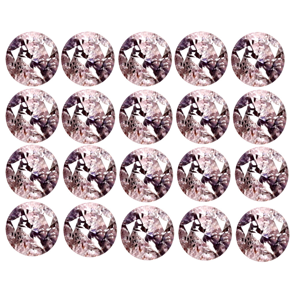 0.09 ct (20 pcs Lot) Fabulous CALIBRATED SIZE(1 x 1 mm) Round Shape Diamond