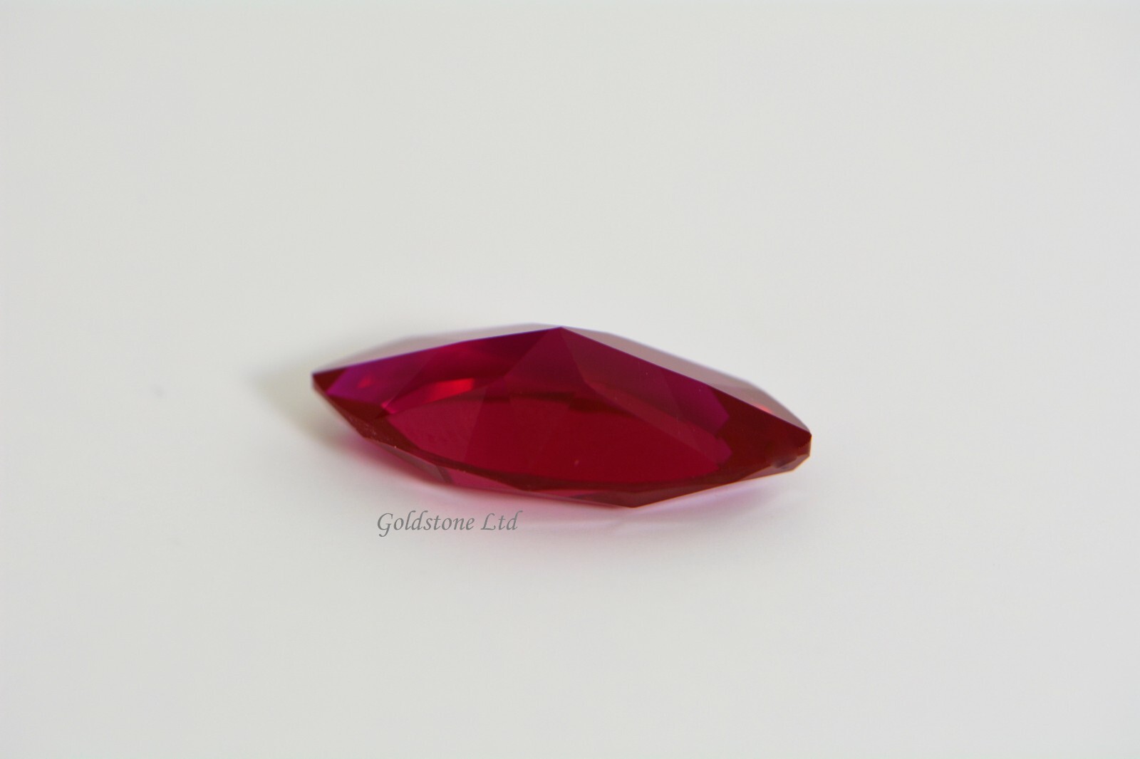 Lab-Created Ruby Marquise Shape Corundum (4×2-24x12mm)