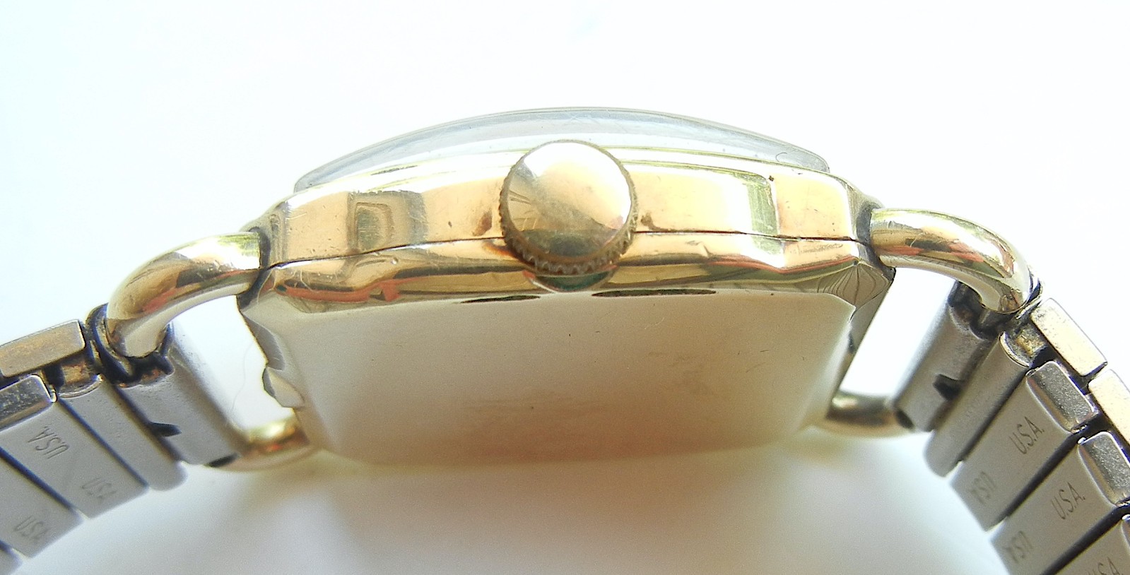 VINTAGE LONGINES MENS 10K GOLD FILLED 17 JEWELS 10L LXW WRIST WATCH FANCY LUGS