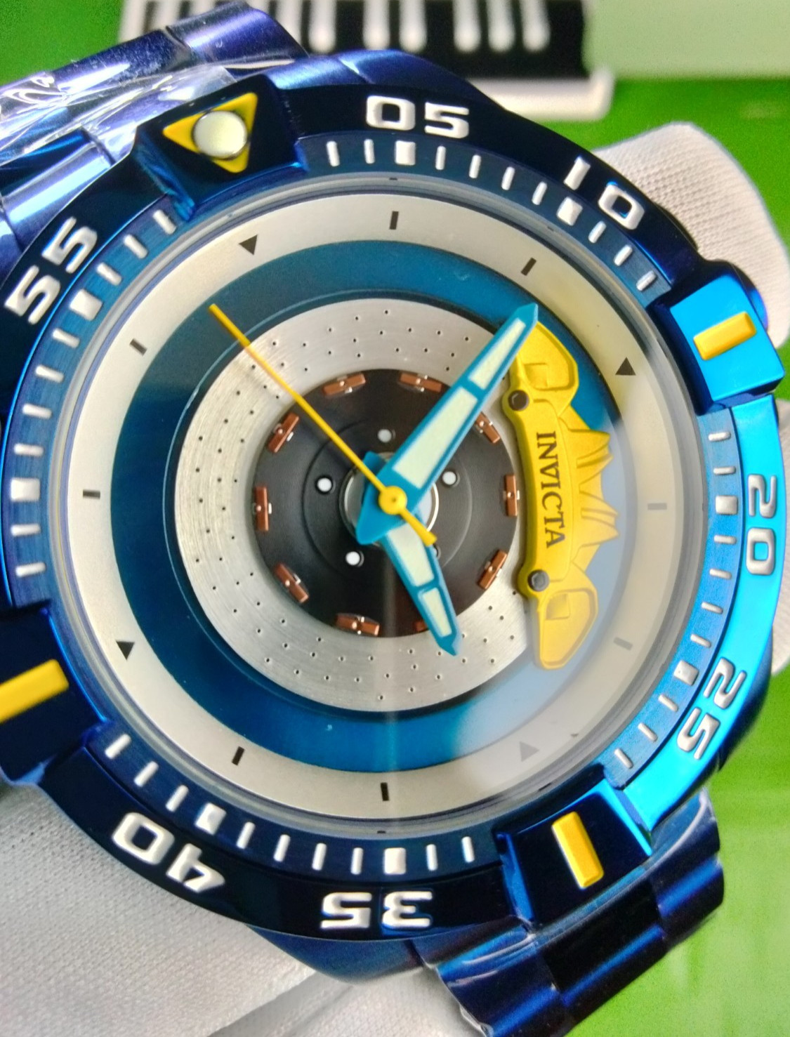 Invicta S1 Rally 37051 Automatic Men Watch 51 mm Blue Steel Zager Exclusive 100M