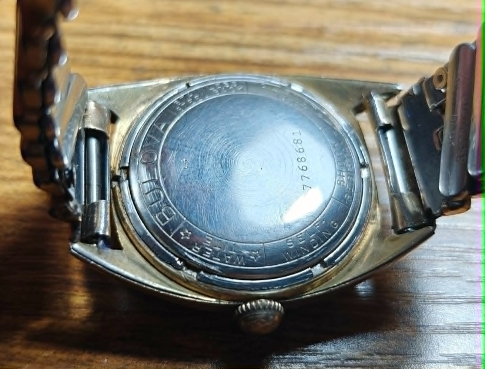 Vintage 1954 Bulova 23 Jewel Automatic Men’s watch with box and all paper work.