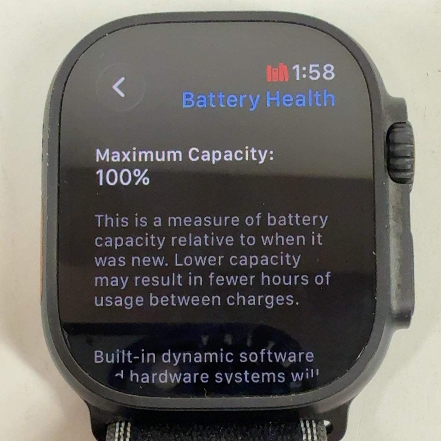 Unlocked Apple Watch Ultra 3 49MM Black Titanium Charcoal Trail Loop MF1H4LW/A