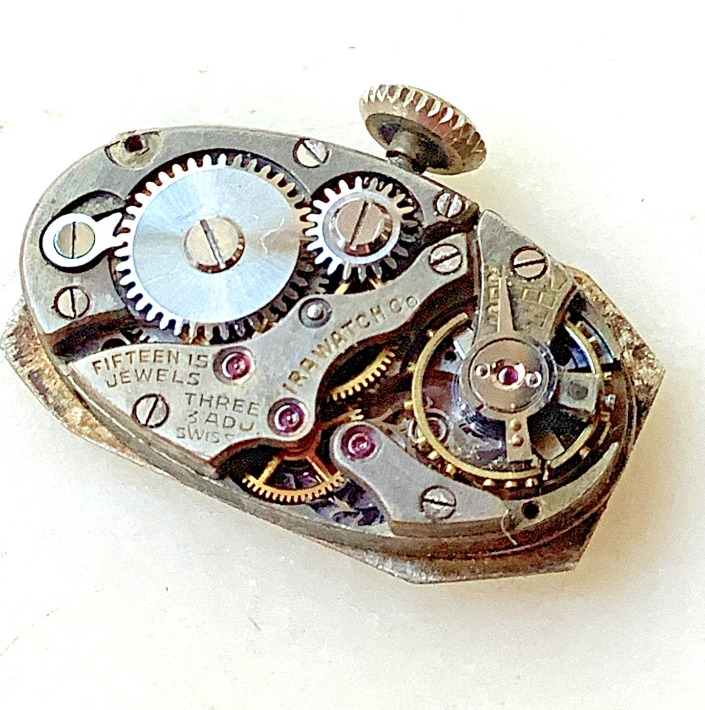 Vintage Ladies Swiss IRA Watch Co Wristwatch Movement Fifteen Jewels Three 3 Adj