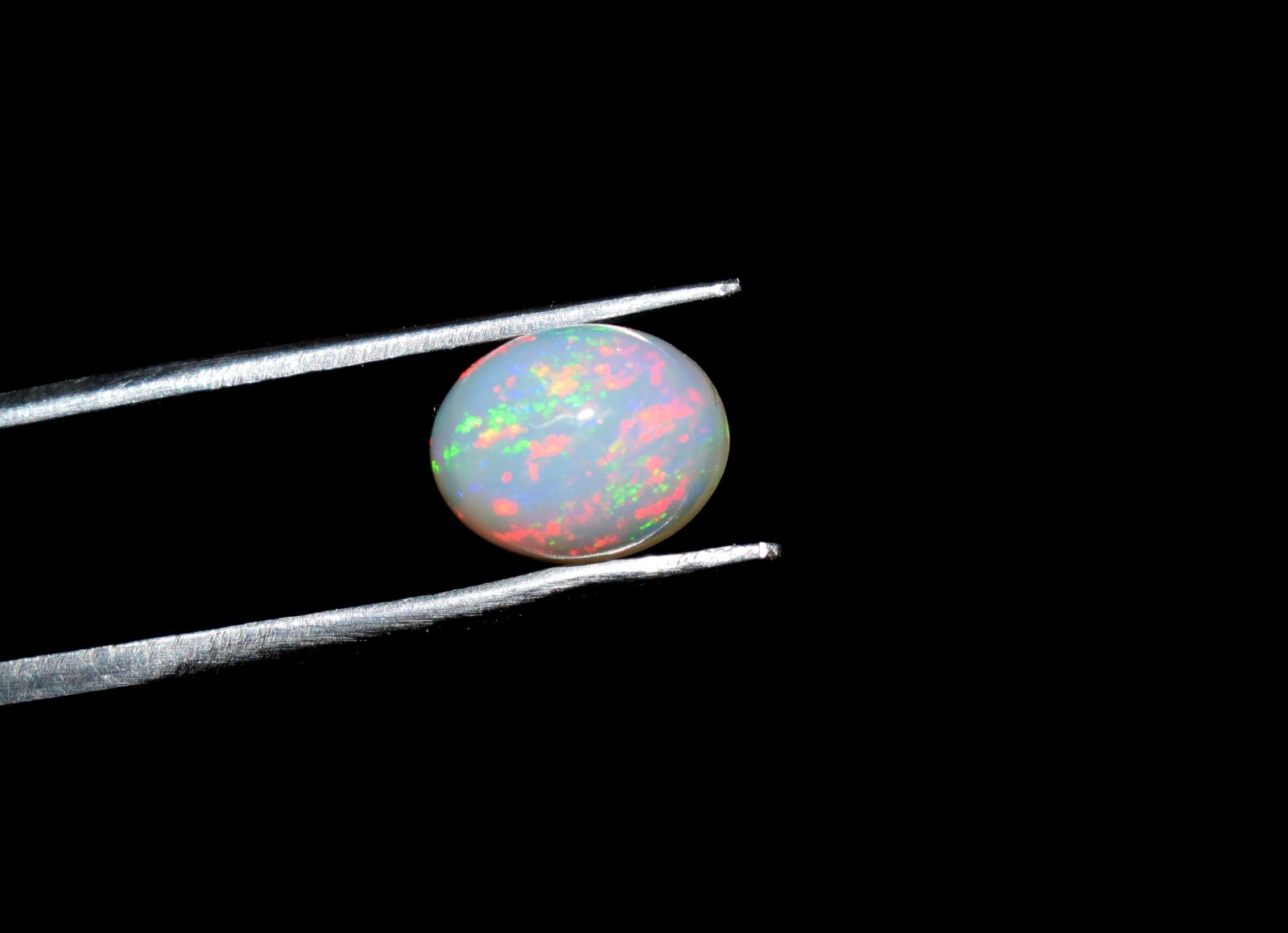 Natural Ethiopian Opal Wello Fire Opal Cabochon Gemstone 7X9mm Loose AAA 046