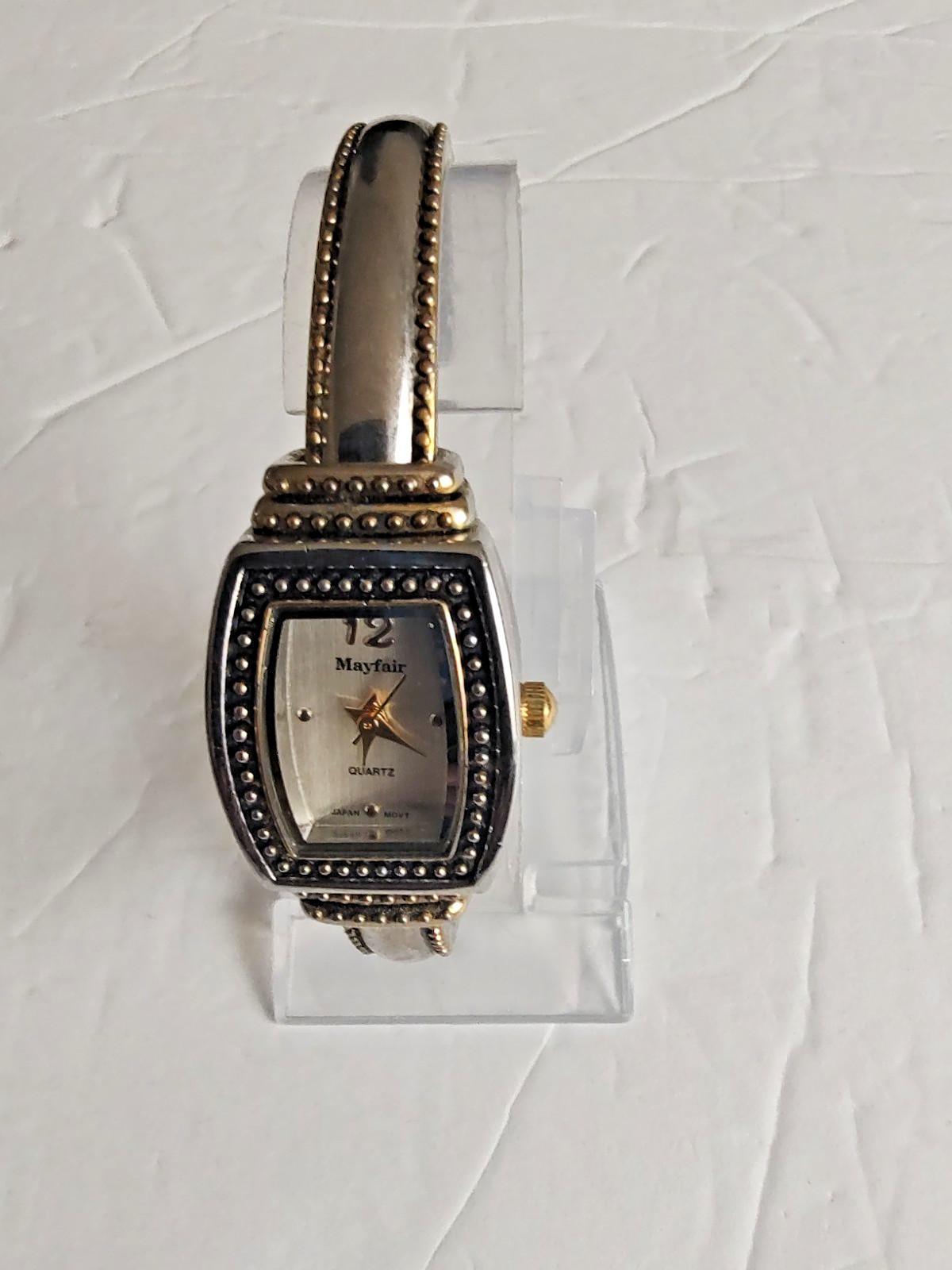 Mayfair Bangle Watch by Accutime gold and silver tone Women’s Girls Female K713