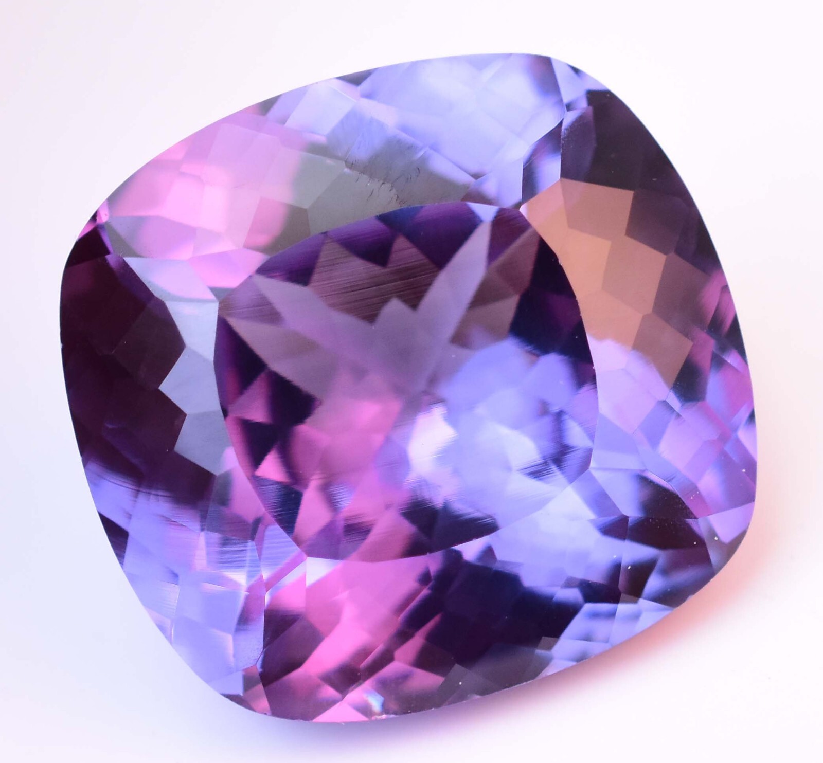 45.15 Ct Natural Color-Change Sapphire Cushion Flawless Certified Loose Gemstone