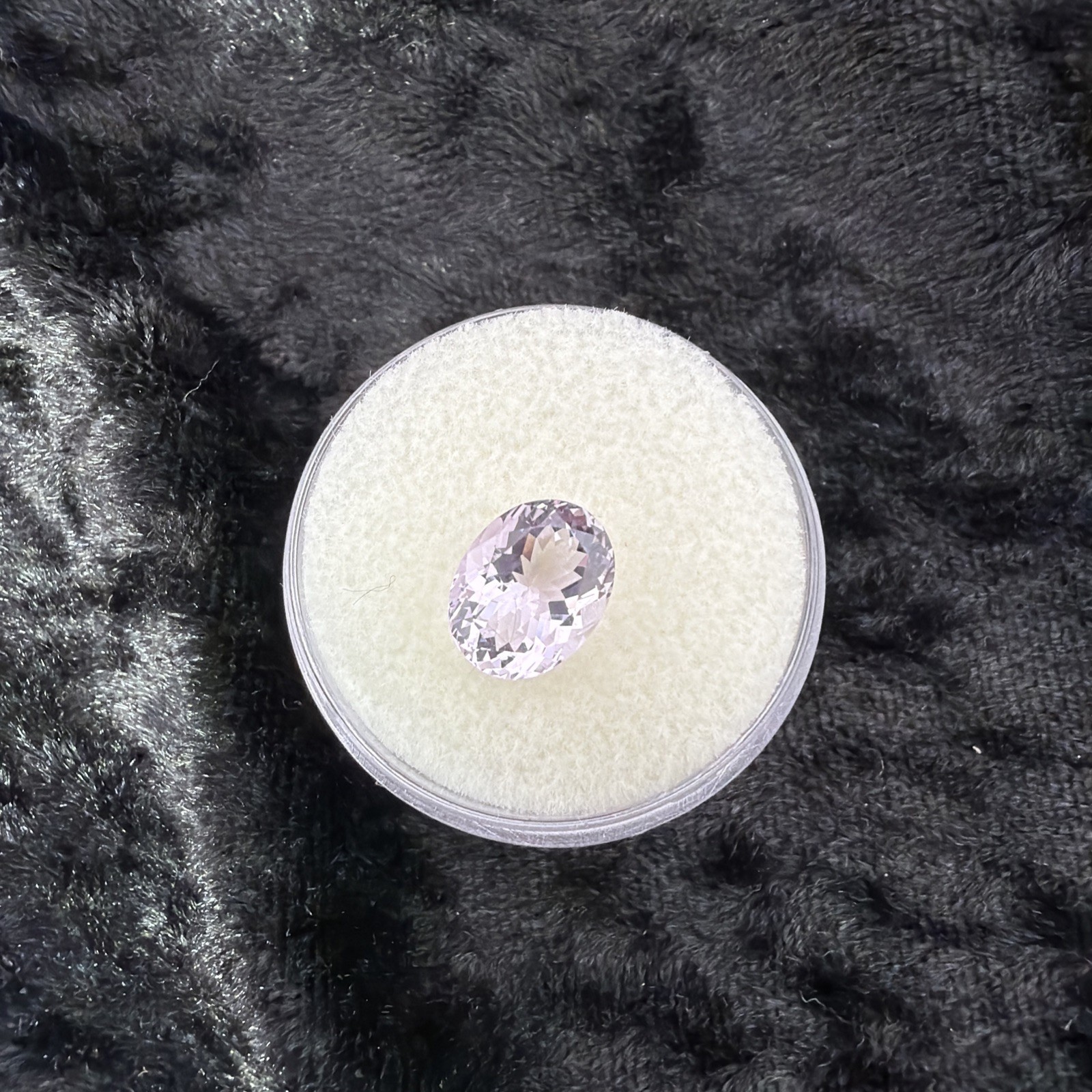 Natural Untreated Brazilian Amethyst Faceted Oval Gemstone 7×9.5 mm 2.04 cts