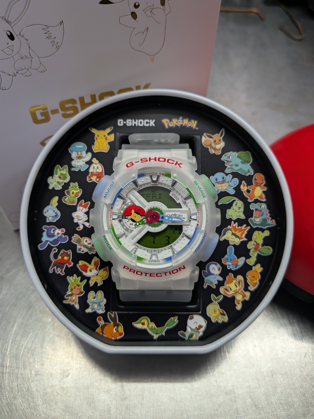 CASIO G-SHOCK x Pokémon GA110PKM-7A Watch NEW PRESALE SHIPS 7/15