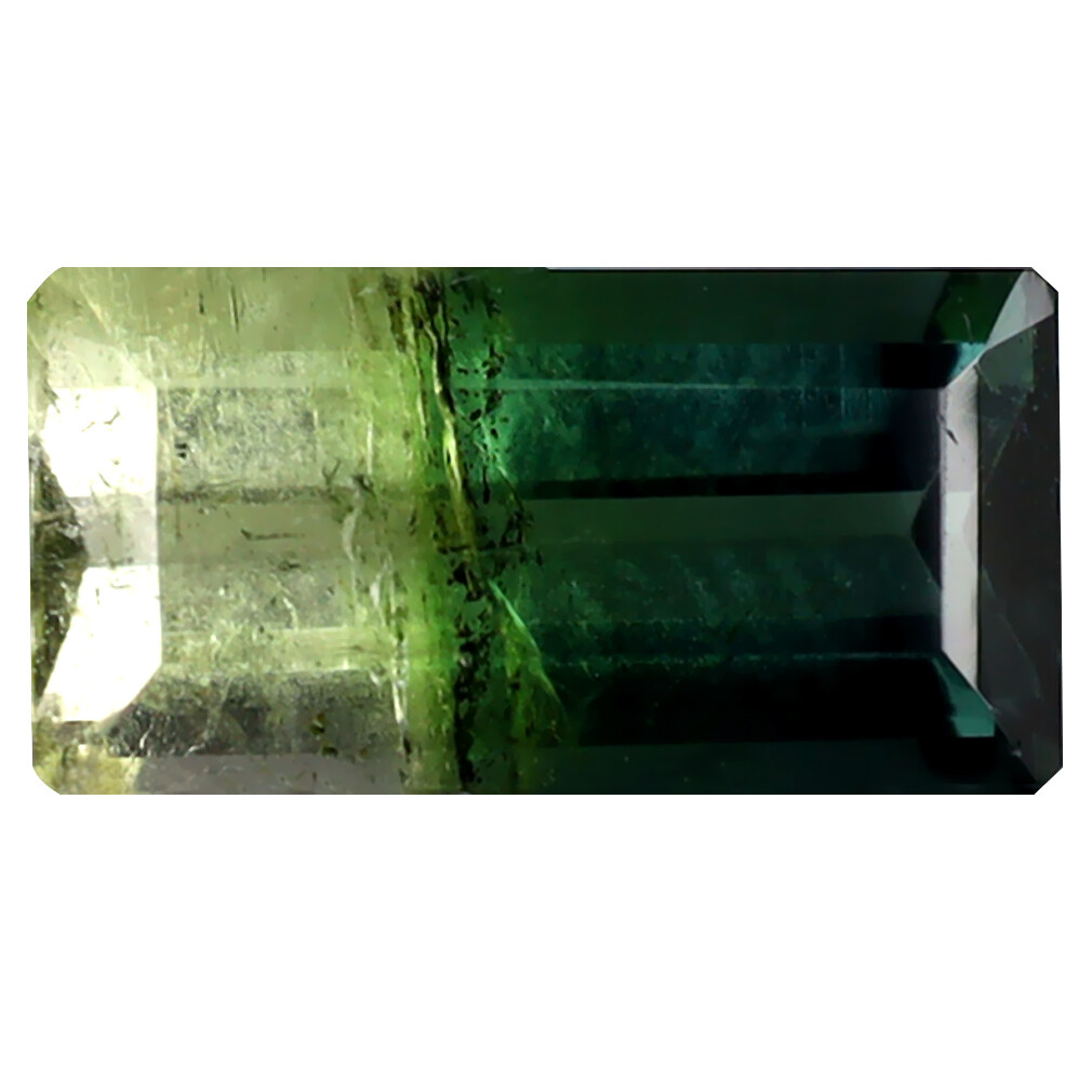 1.83 ct Octagon (10 x 5 mm) Unheated / Untreated Watermelon Tourmaline