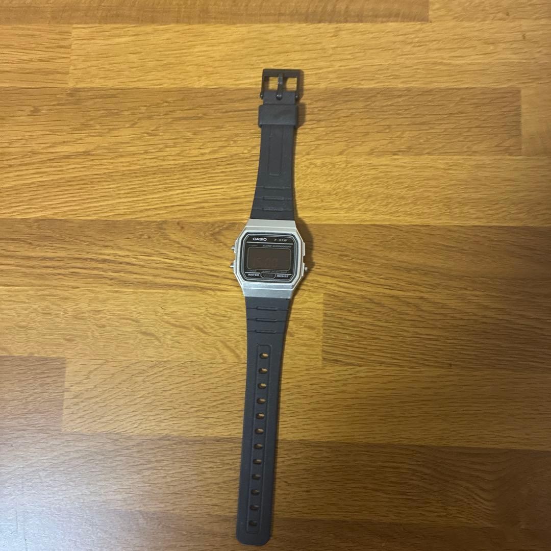CASIO F-91W Black/Silver
