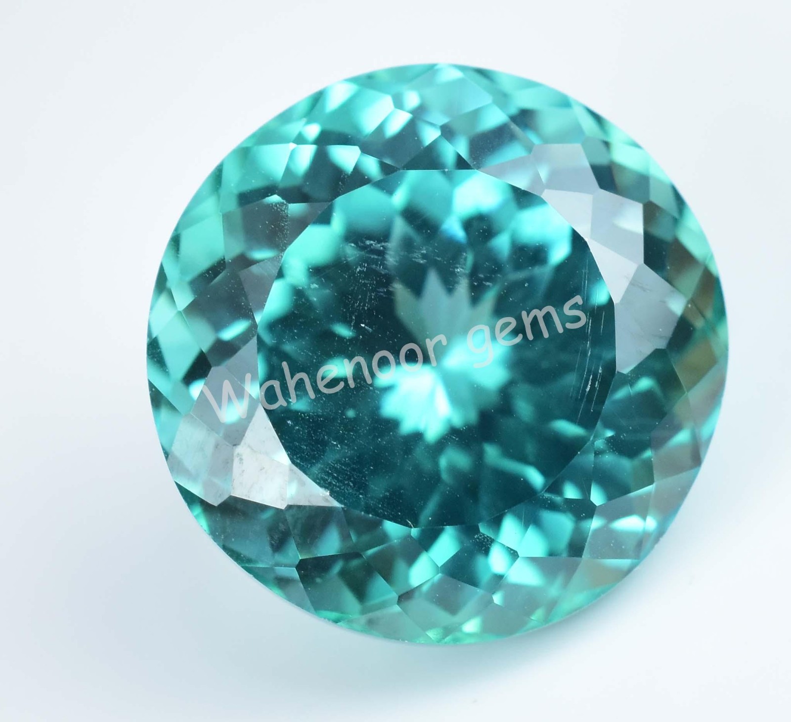 Natural Serendibite 25.60 Ct Green Bluish Round Stunning Certified Gemstone