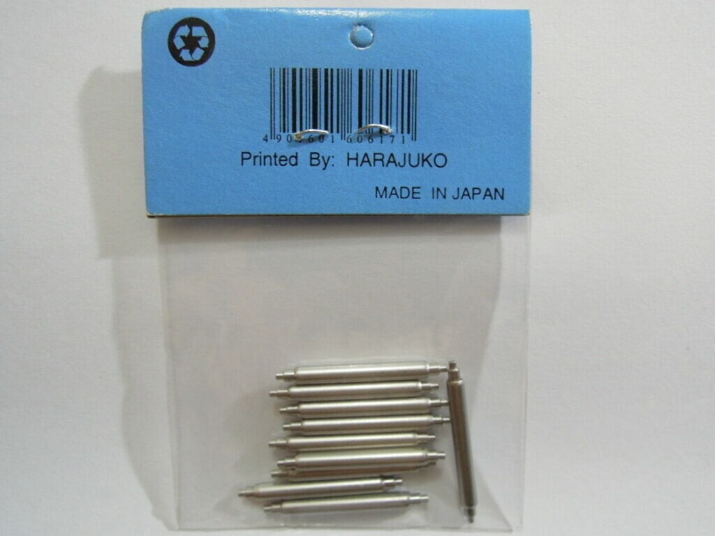 NEW 21.5MM MEDIUM FAT SPRING BARS STAINLESS DIVERS SKX013 (7S26-0030) / SKX023