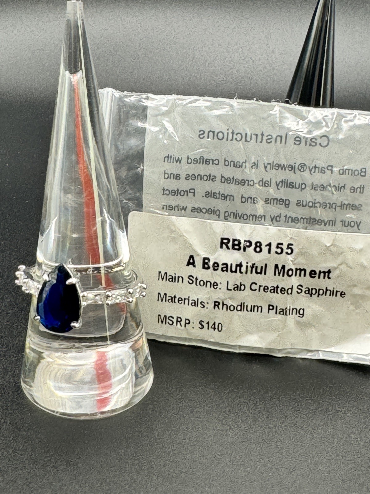 Bomb Party 2024 September Rhodium Plating “A Beautiful Moment” ~RBP8155 ~Sz10