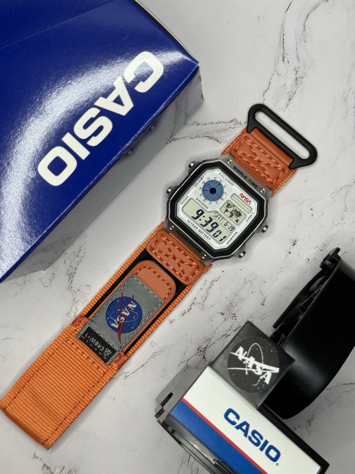 Brand New Modified Casio Royale AE-1200 NASA World Time Watch