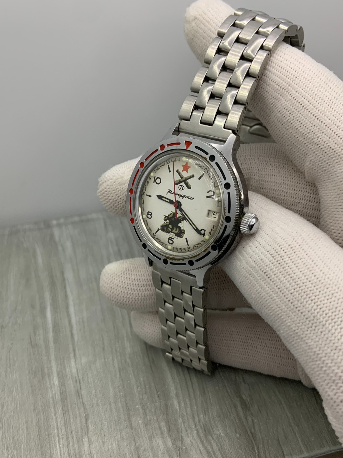 Military Soviet Men’s Watch Vostok Komandirskie Wostok Automatic USSR Russia