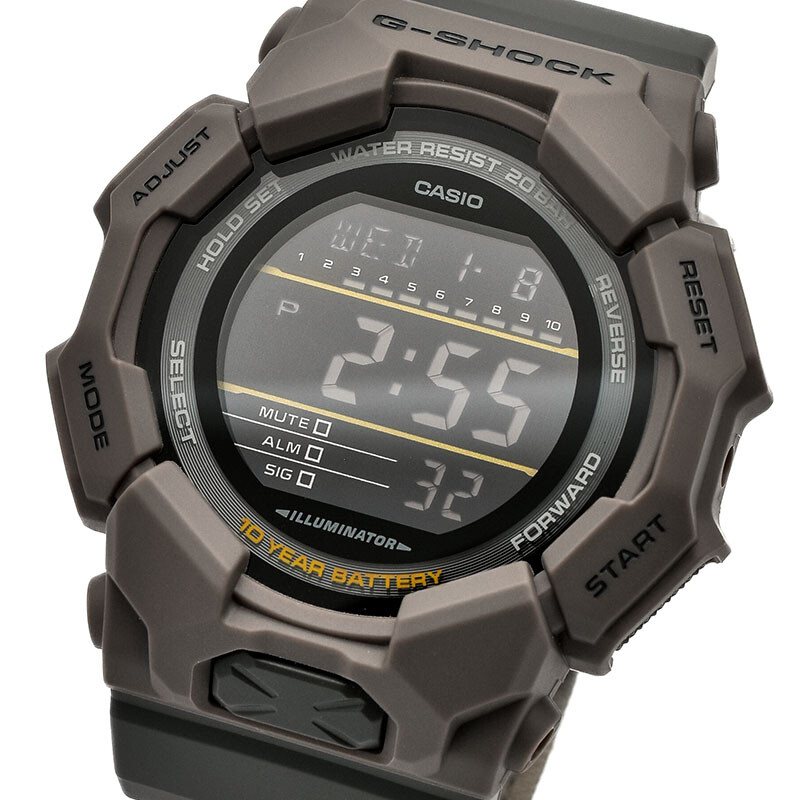 Casio G-Shock GD-010CE-5JF Quartz Black Dial 51.9 mm Watch
