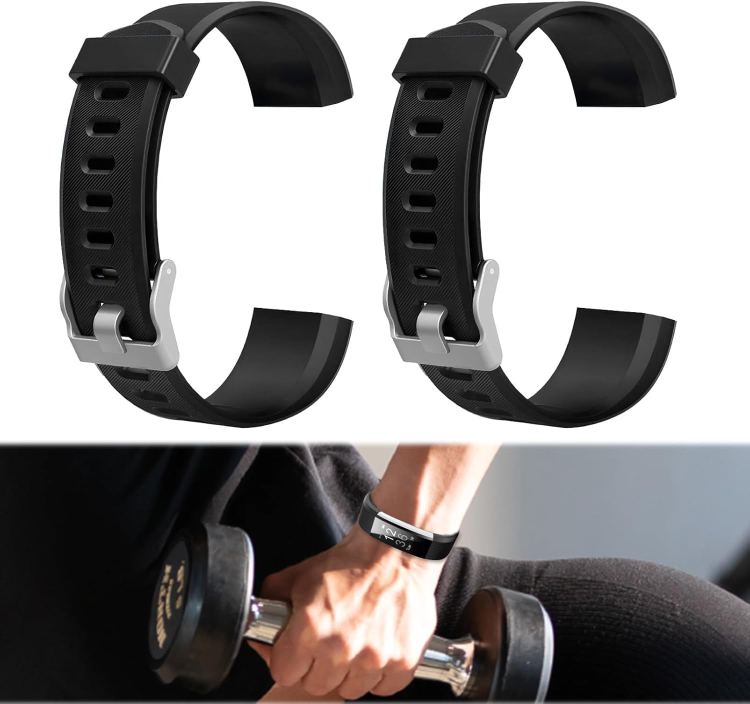 Watch Bands Replacement for Id115Plus HR, Very Fit Pro Activity Fitness Tracker