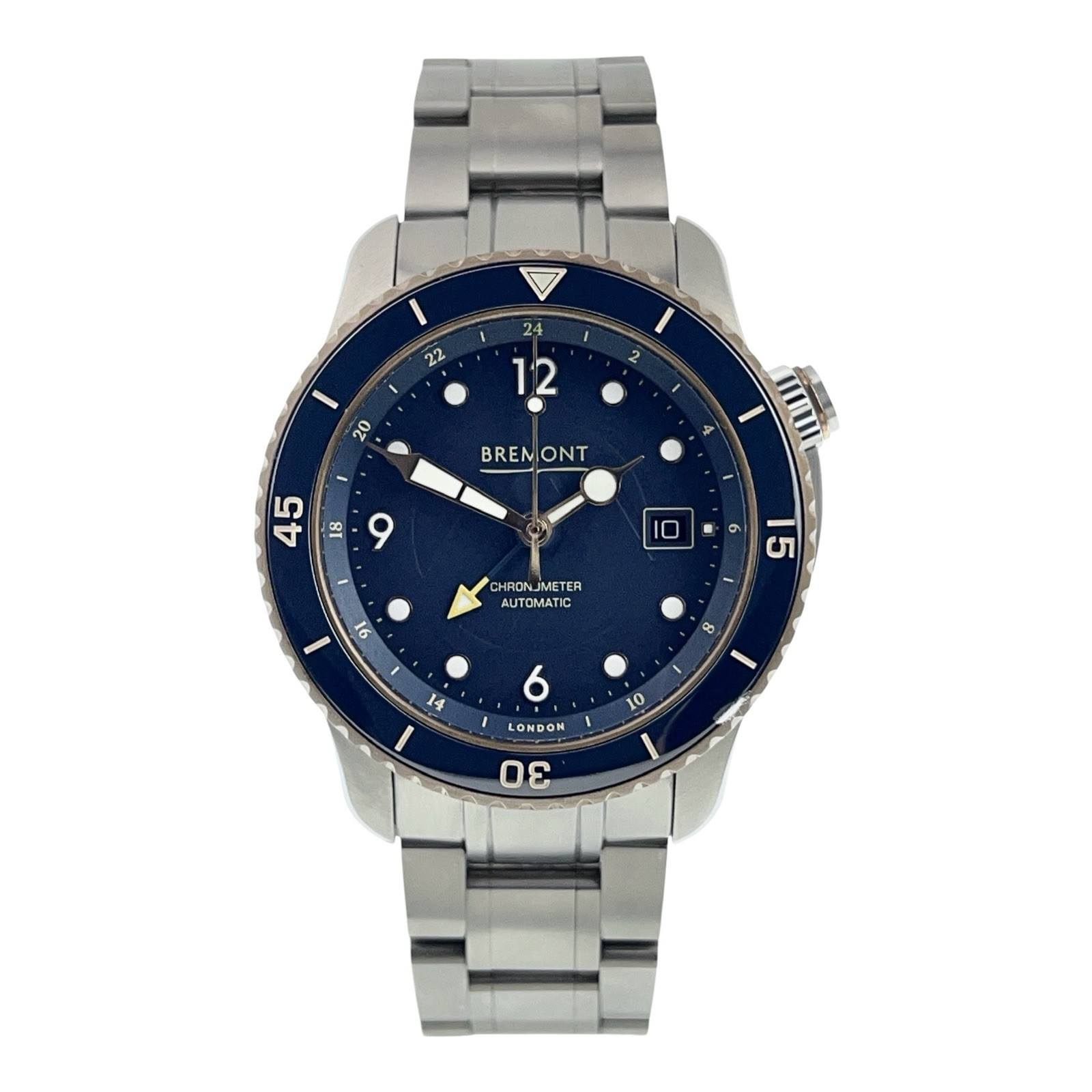 Bremont Project Possible Titanium Blue Dial Date 43mm Automatic Men’s Watch