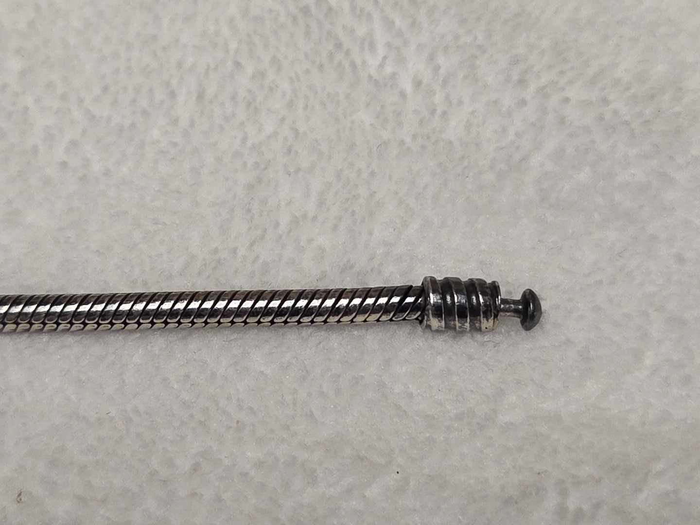 Pandora Silver Snake Chain Classic All Occasion Jewelry Bangle Bracelet (B)