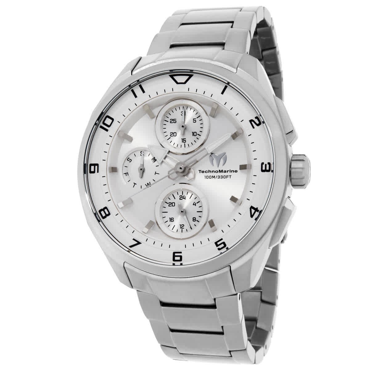 Technomarine TM-318109 OCEAN Silver-tone Dial 36 mm unisex Watch New