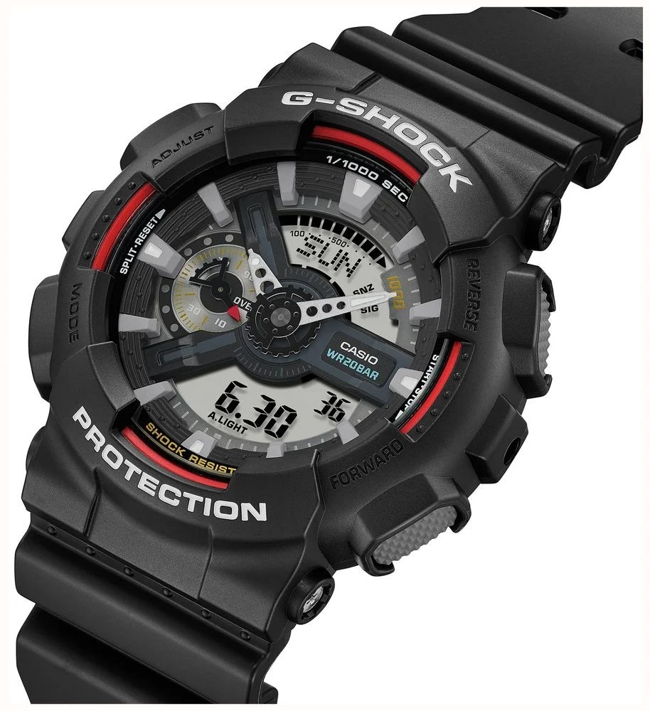 Casio G-Shock GA-110-1ADR Men’s Analog-Digital Black Watch