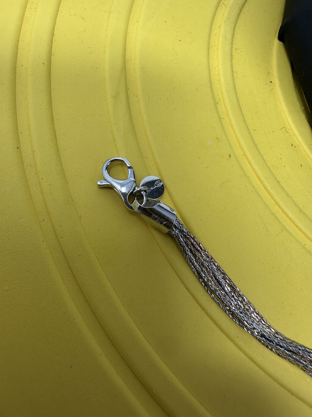 Sterling Silver Italian 20 Stranded Choker Necklace & Bracelet Set 42g 16”+ 7”+