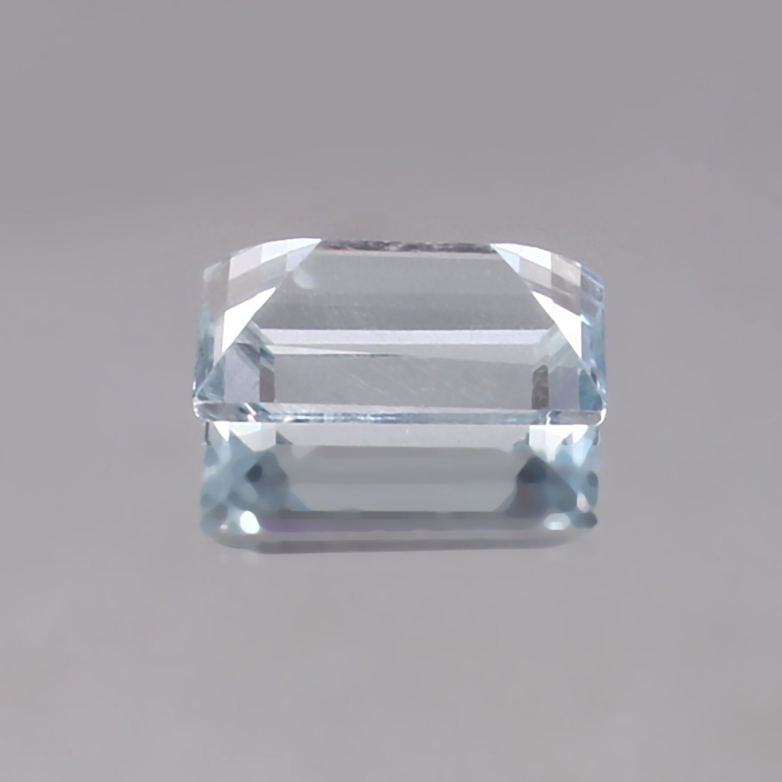 AAA Grade Natural Flawless Blueish Aquamarine Loose Emerald Cut Gemstone 11×6.70