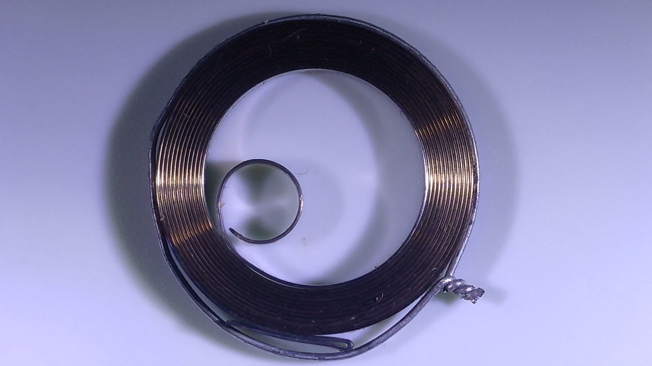 Watch Spring In Steel Ø 19.50 Mm Height 2.60 Mm Thickness 0.25 Mm