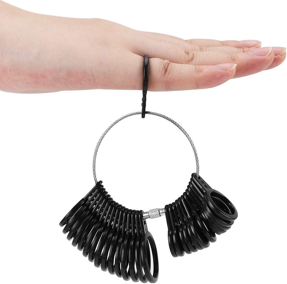 4-Piece Ring Size Measuring Tool Set for Accurate Jewelry Making and Gifting