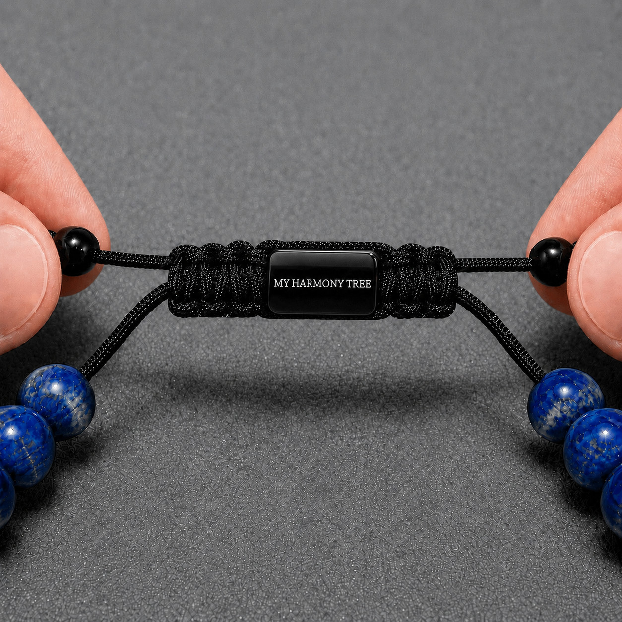Lapis Lazuli & Black Onyx Beads Bracelet