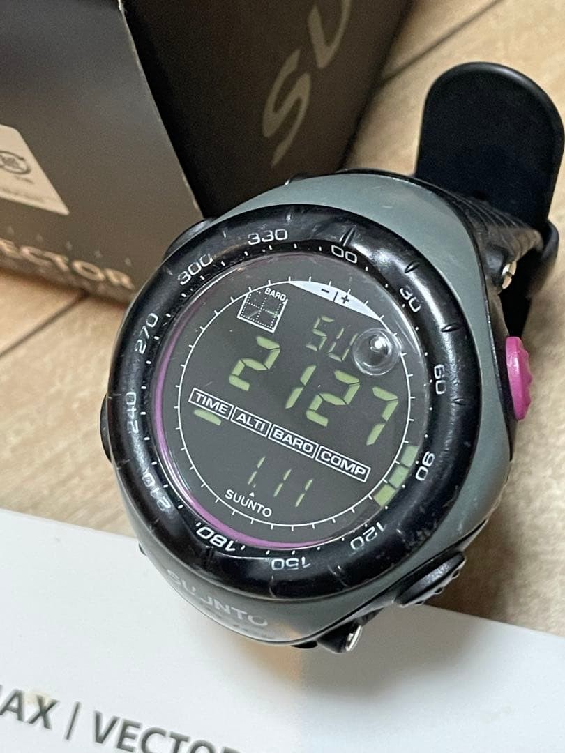 SUUNTO Vector Digital Watch Charcoal Gray Tested Working