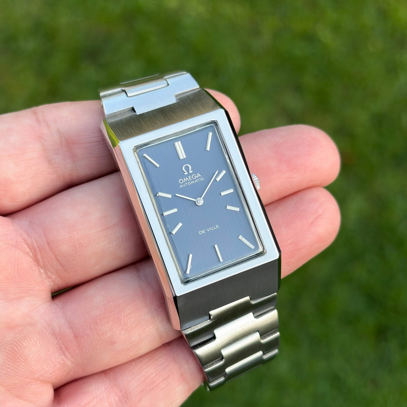 Omega De Ville Tank Jumbo 27mm Automatic 155.007 from 1972 Steel Cal. 684