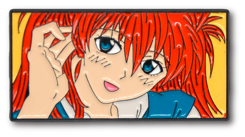Asuka Langley Rei Ayanami Neon Genesis Evangelion Pop Panel Enamel Anime Pins