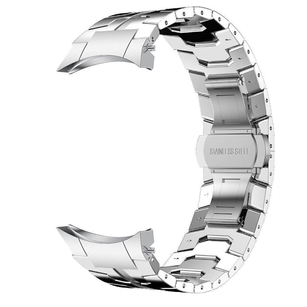 For Samsung Galaxy Watch 6 4 5 Pro 43mm 47mm Classic Stianless Steel Band Strap