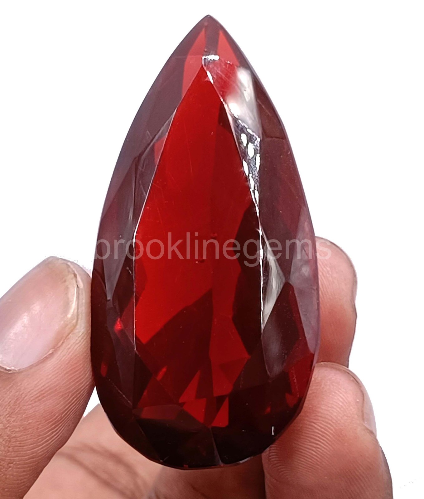 Natural Red Topaz 135.0 Ct Pear Cut Certified Loose Gemstone Today Big Sale 5NAZ