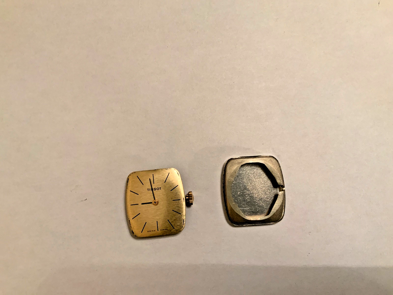 Tissot watch movement 69-21 ST with case back