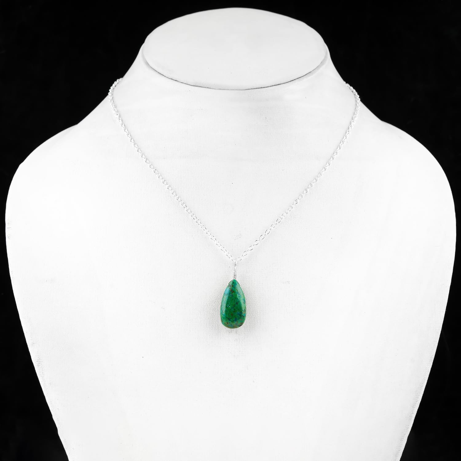 Natural Gemstones Dainty Pendant Nacklace, Assorted Stones, Handmade Boho Hypoal
