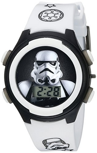 Kids Stormtrooper Wrist Watch Digital Display Quartz 37mm Plastic Band Star Wars