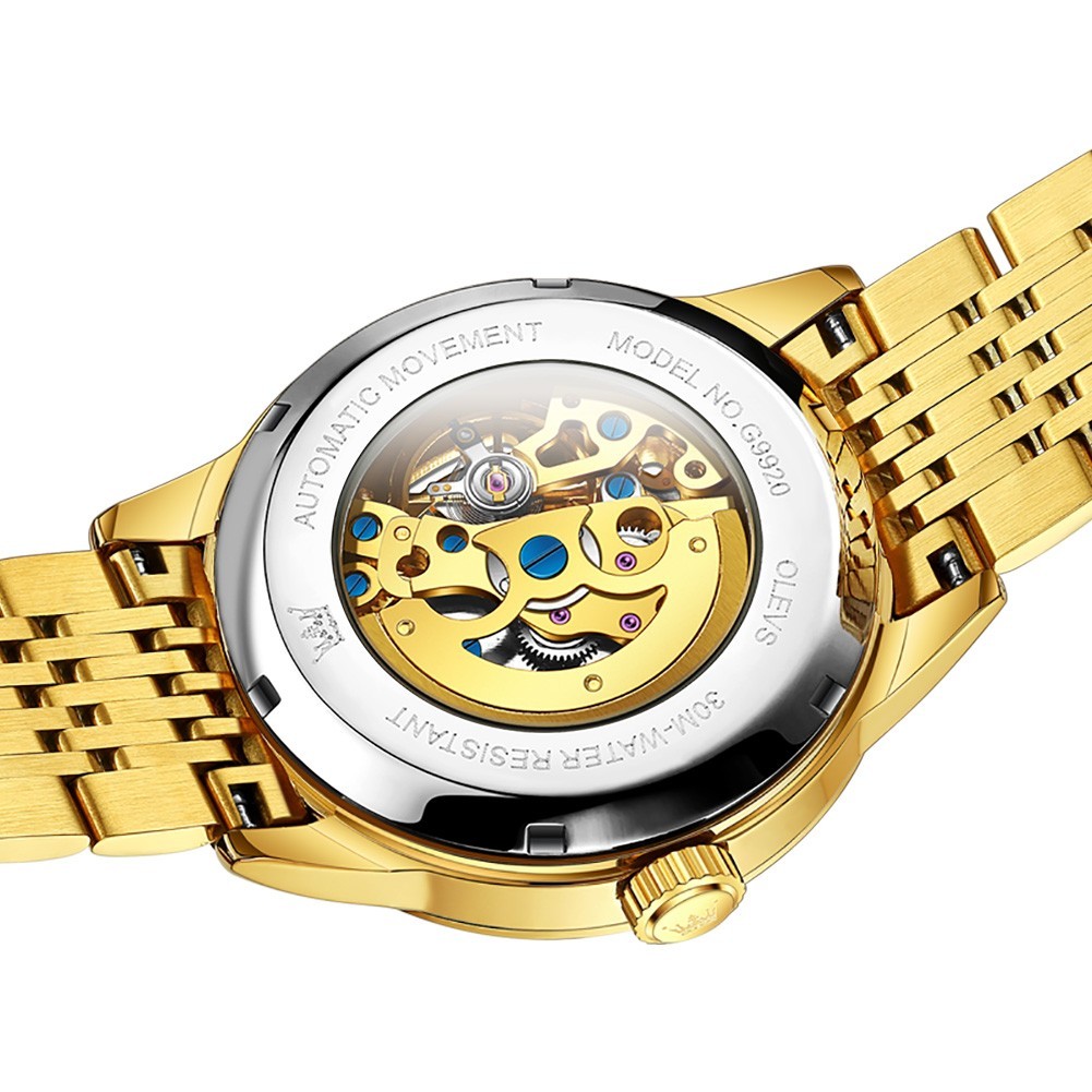 OLEVS 9920 Hot Selling Multi-functiom Luminous Date Display Mechanical Watch